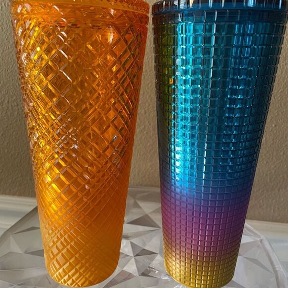 Starbucks Singleton Pride Rainbow Tumbler Mango Tumbler 24 Ounces - Picture 10 of 11